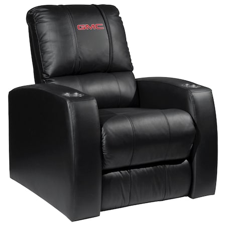 Dreamseat Home Theater Recliner with GMC Primary Logo XZ418301RHTCDBLK-PSGMC61050
